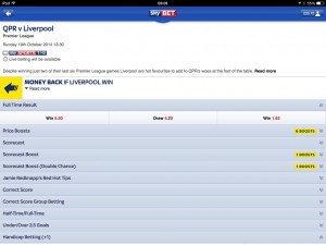 SkyBet Live IN Play