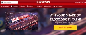 Sky Vegas £3m Promotion