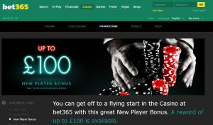 Bet365 Casino New Player Bonus