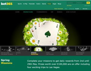 Bet365 Spring Missions Promo