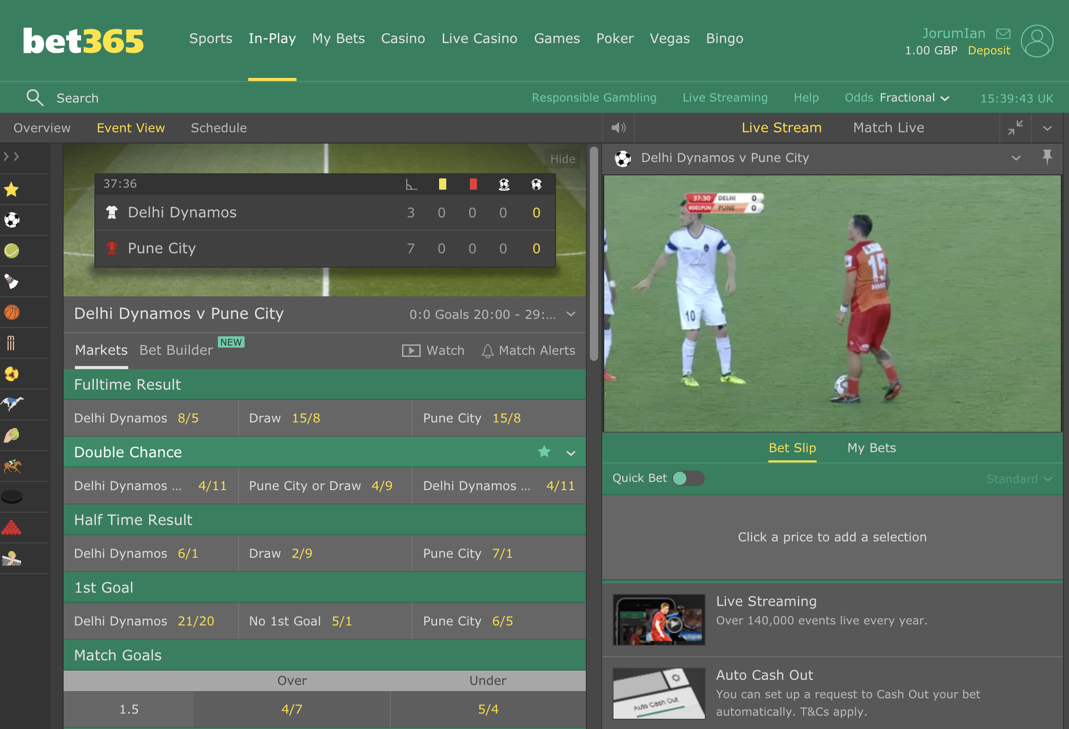 Get More from Your bet365 Sport Account with Live Streaming