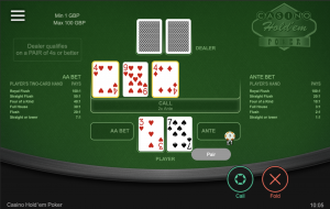 A look at how to play Casino Hold'em Poker on Bet365 Games