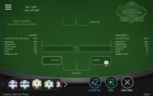 Casino Hold'em Poker on Bet365 Games